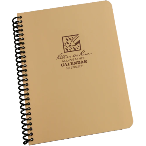 Rite In The Rain waterproof calendar