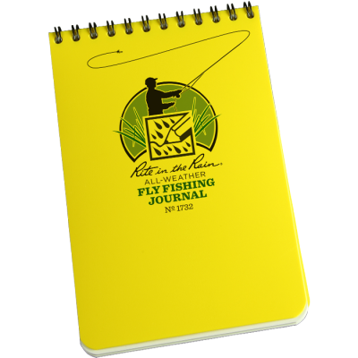 Rite in the Rain Waterproof Fly Fishing Journal 1732 - Yellow