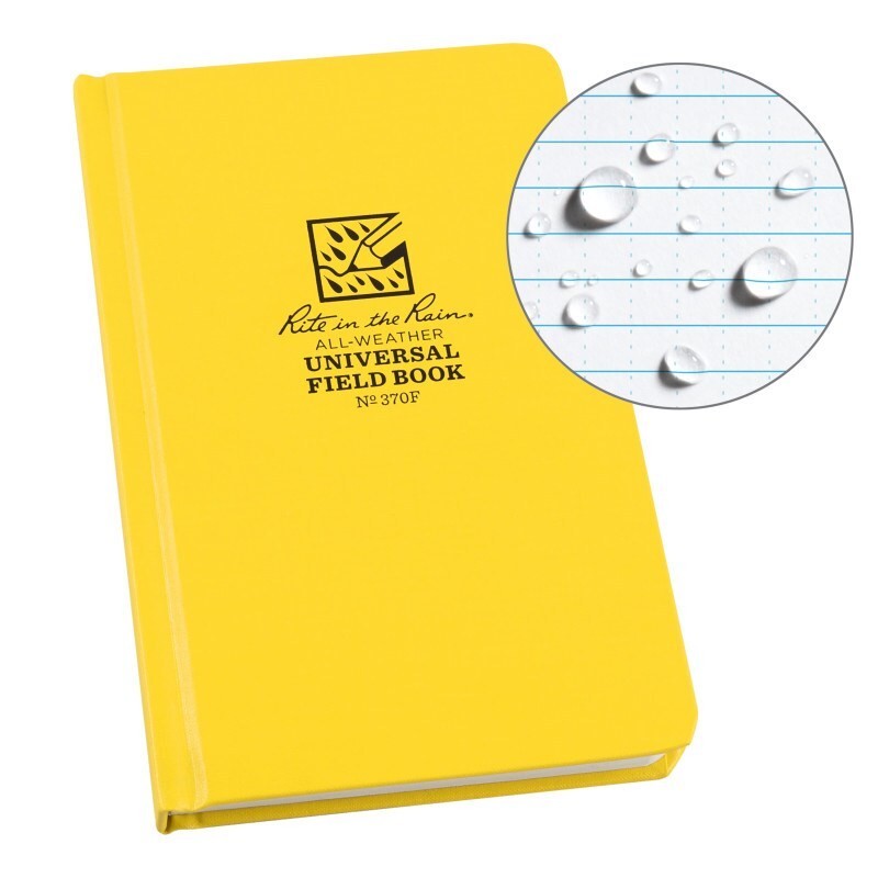 Rite in the Rain Waterproof All Weather Field Book 370F - Yellow