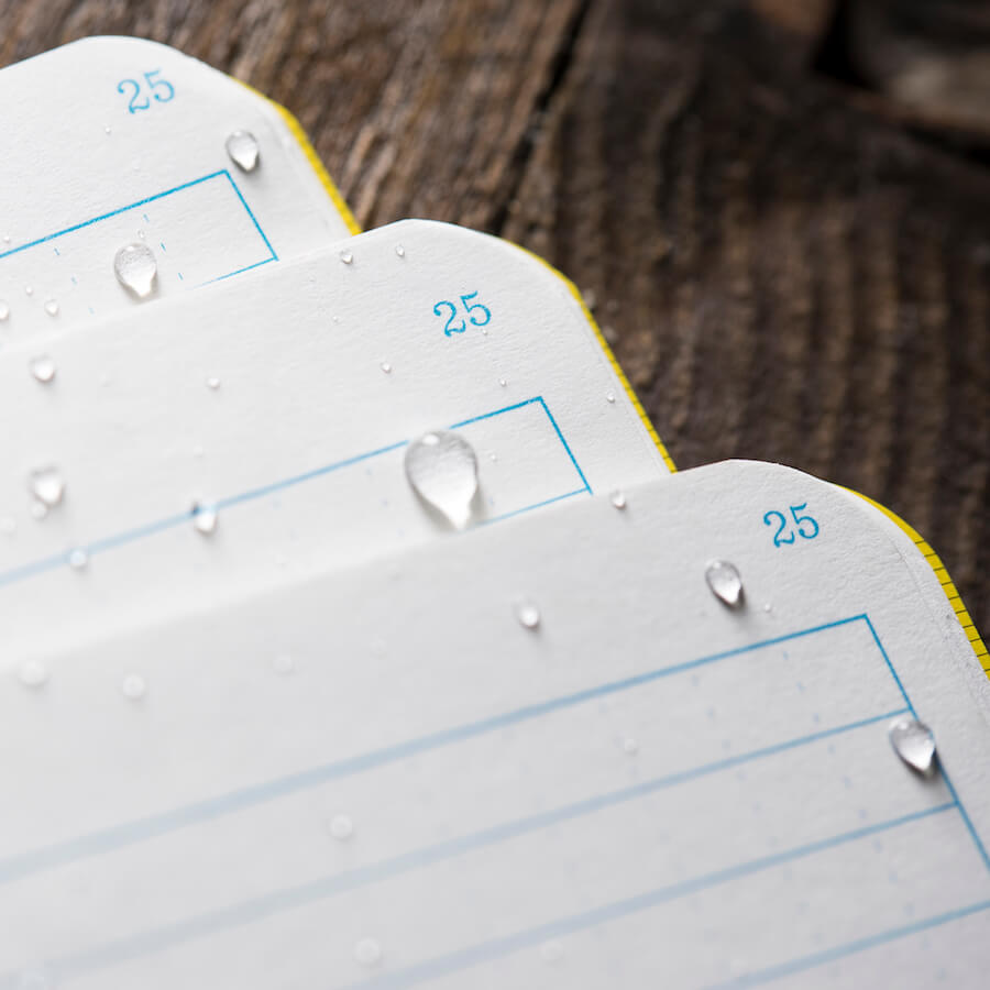 Rite in the Rain Waterproof All Weather Universal Mini-Notebook 371FX-M - Yellow (3 Pack)