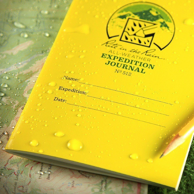 Rite in the Rain Waterproof All Weather Expedition Journal 512 - Yellow