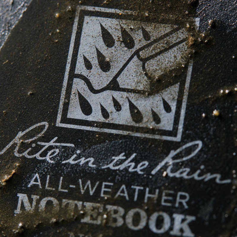 Rite in the Rain Waterproof Notebook 746 4" x 6" - Black