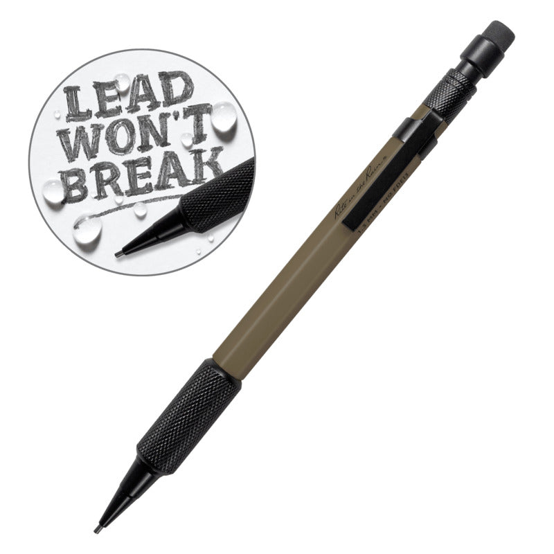 Rite In The Rain Flat Dark Earth Mechanical Clicker Pencil - FDE13