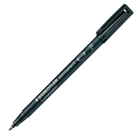Staedtler Lumocolor Marker Pen Permanent Fine F Black