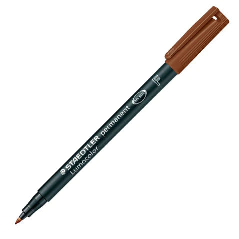 Staedtler Lumocolor Marker Pen Permanent Fine Brown