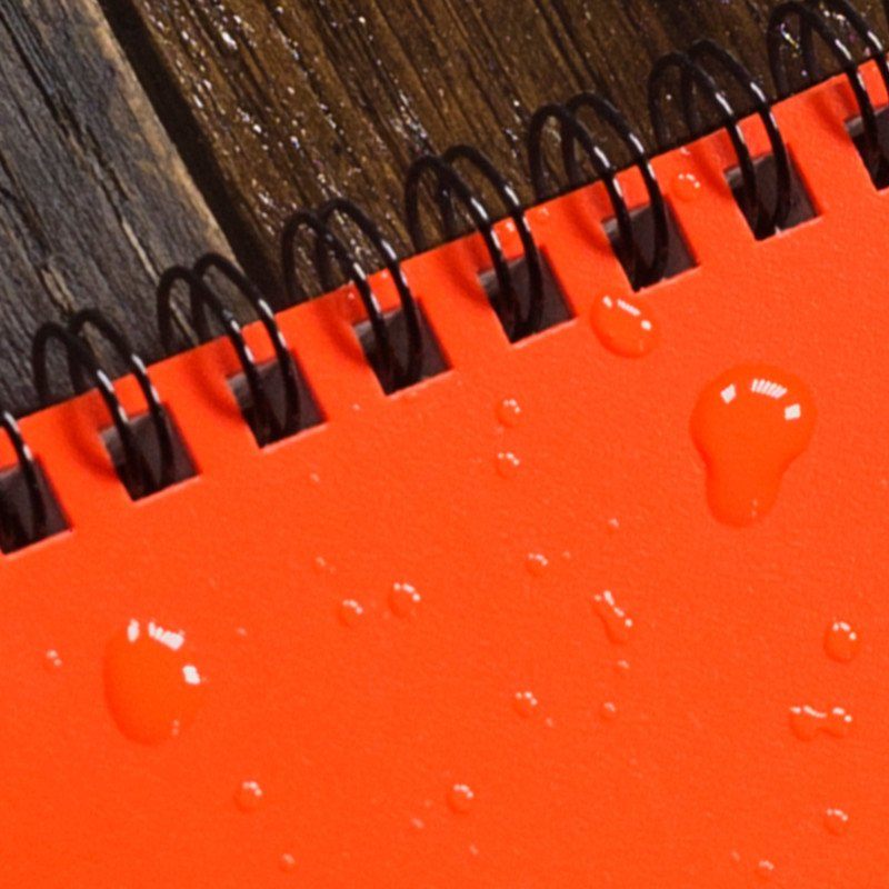 RITR Waterproof Pocket Notebook OR35 - 3" x 5" - Orange