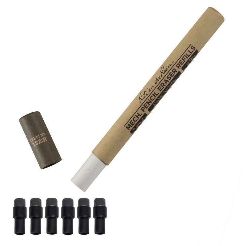 Rite In The Rain Mechanical Clicker Pencil Eraser Refills - 13ER