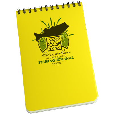 RITR All Weather Waterproof Fishing Journal 1731 - Yellow