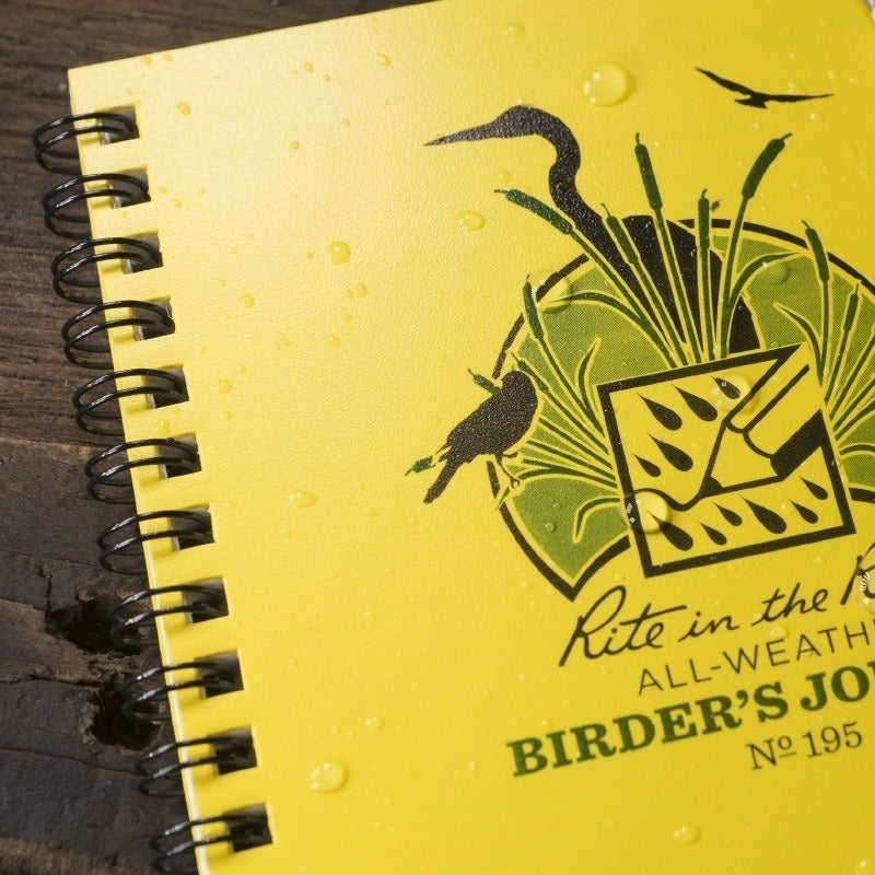 Rite in the Rain Waterproof All Weather Birder's Journal 195 - Yellow
