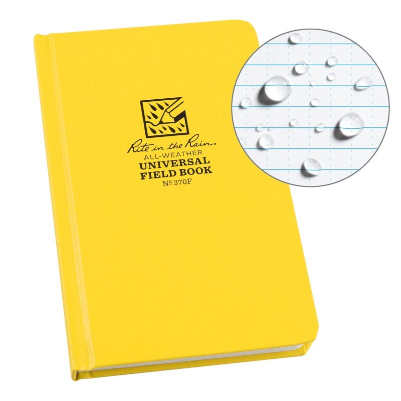 RITR All Weather Universal Waterproof Field Book 370F - Yellow