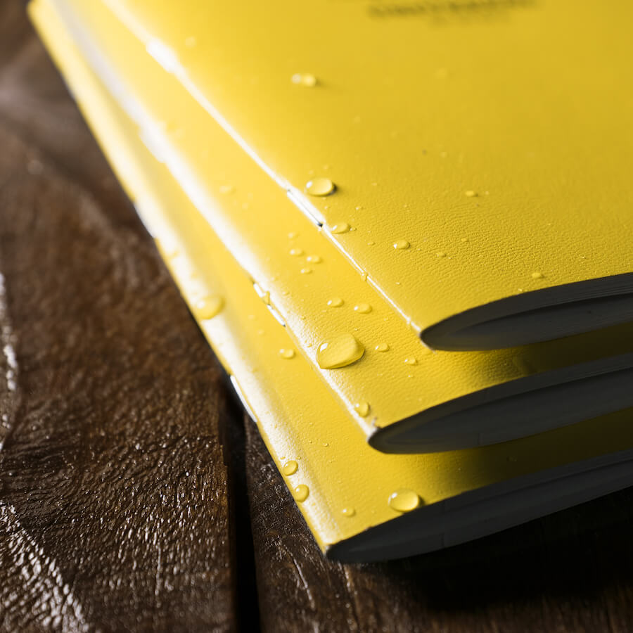 Rite in the Rain Waterproof All Weather Universal Mini-Notebook 371FX-M - Yellow (3 Pack)
