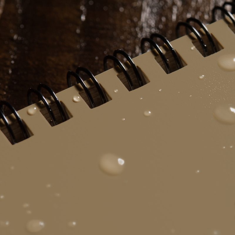RITR Waterproof Side-Spiral Notebook 973T - Coyote Tan