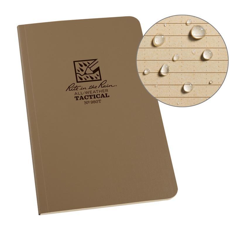 Rite in the Rain Waterproof Field Book 980T - Coyote Tan