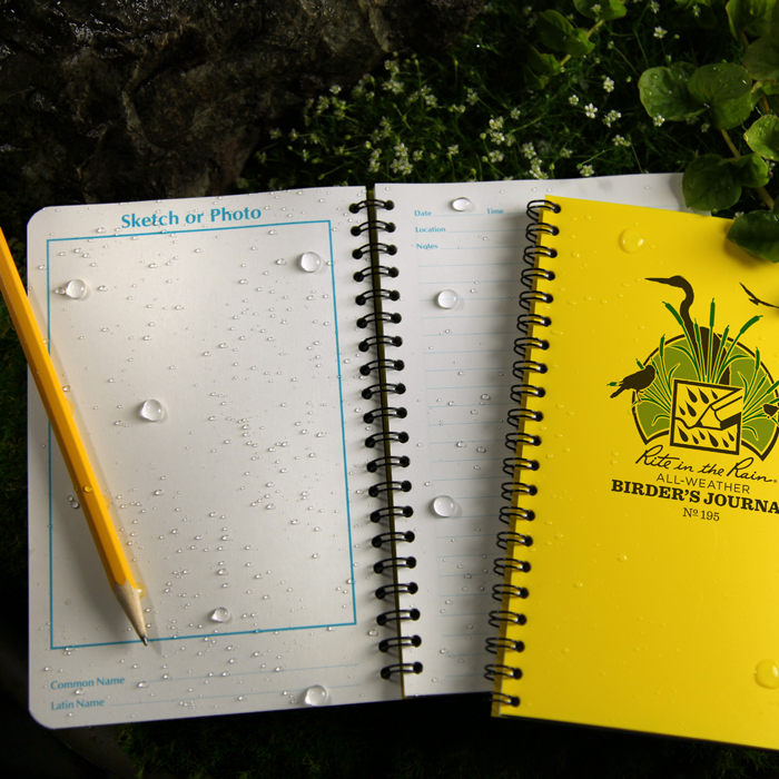 Rite in the Rain Waterproof All Weather Birder's Journal 195 - Yellow